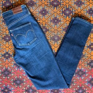 Levi’s high rise skinny jeans